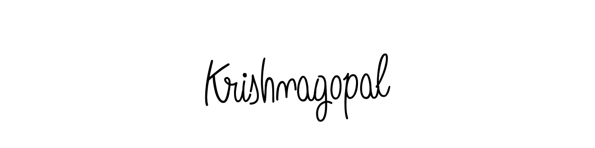 Best and Professional Signature Style for Krishnagopal. Angelique-Rose-font-FFP Best Signature Style Collection. Krishnagopal signature style 5 images and pictures png