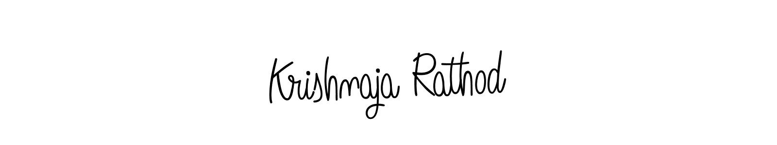 Make a beautiful signature design for name Krishnaja Rathod. Use this online signature maker to create a handwritten signature for free. Krishnaja Rathod signature style 5 images and pictures png