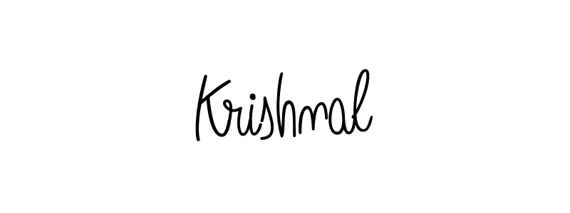 How to Draw Krishnal signature style? Angelique-Rose-font-FFP is a latest design signature styles for name Krishnal. Krishnal signature style 5 images and pictures png