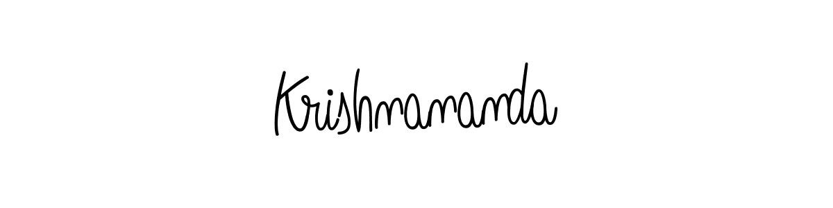 You can use this online signature creator to create a handwritten signature for the name Krishnananda. This is the best online autograph maker. Krishnananda signature style 5 images and pictures png