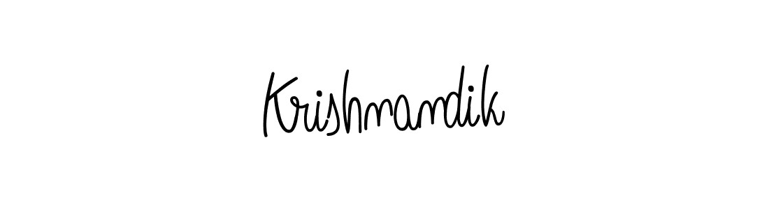 Make a beautiful signature design for name Krishnandik. Use this online signature maker to create a handwritten signature for free. Krishnandik signature style 5 images and pictures png