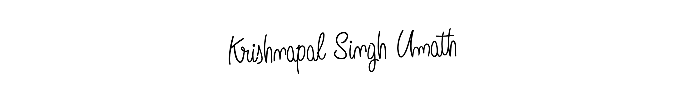 It looks lik you need a new signature style for name Krishnapal Singh Umath. Design unique handwritten (Angelique-Rose-font-FFP) signature with our free signature maker in just a few clicks. Krishnapal Singh Umath signature style 5 images and pictures png
