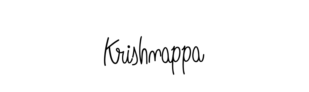 Once you've used our free online signature maker to create your best signature Angelique-Rose-font-FFP style, it's time to enjoy all of the benefits that Krishnappa name signing documents. Krishnappa signature style 5 images and pictures png