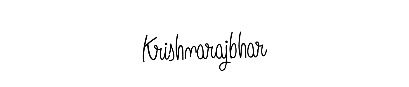 How to make Krishnarajbhar signature? Angelique-Rose-font-FFP is a professional autograph style. Create handwritten signature for Krishnarajbhar name. Krishnarajbhar signature style 5 images and pictures png