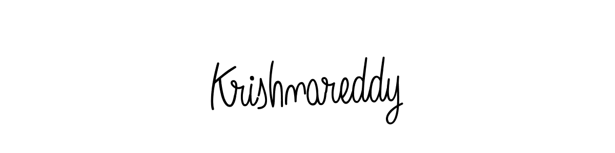 if you are searching for the best signature style for your name Krishnareddy. so please give up your signature search. here we have designed multiple signature styles  using Angelique-Rose-font-FFP. Krishnareddy signature style 5 images and pictures png