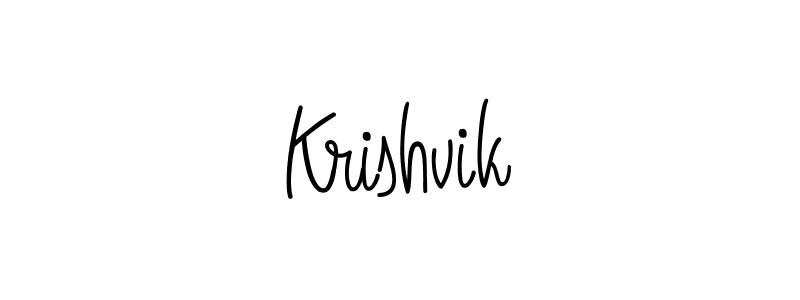 Angelique-Rose-font-FFP is a professional signature style that is perfect for those who want to add a touch of class to their signature. It is also a great choice for those who want to make their signature more unique. Get Krishvik name to fancy signature for free. Krishvik signature style 5 images and pictures png