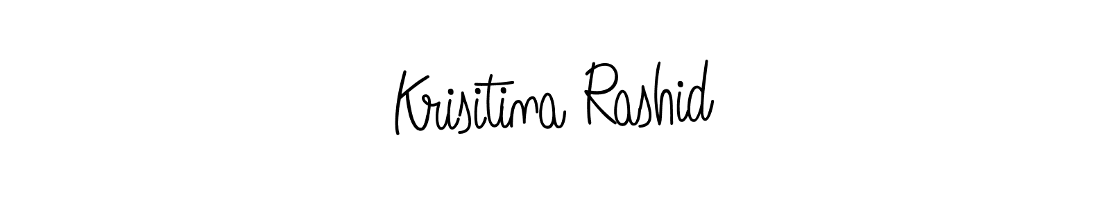 How to Draw Krisitina Rashid signature style? Angelique-Rose-font-FFP is a latest design signature styles for name Krisitina Rashid. Krisitina Rashid signature style 5 images and pictures png