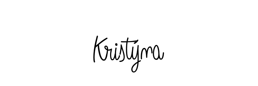 Also we have Kristýna name is the best signature style. Create professional handwritten signature collection using Angelique-Rose-font-FFP autograph style. Kristýna signature style 5 images and pictures png