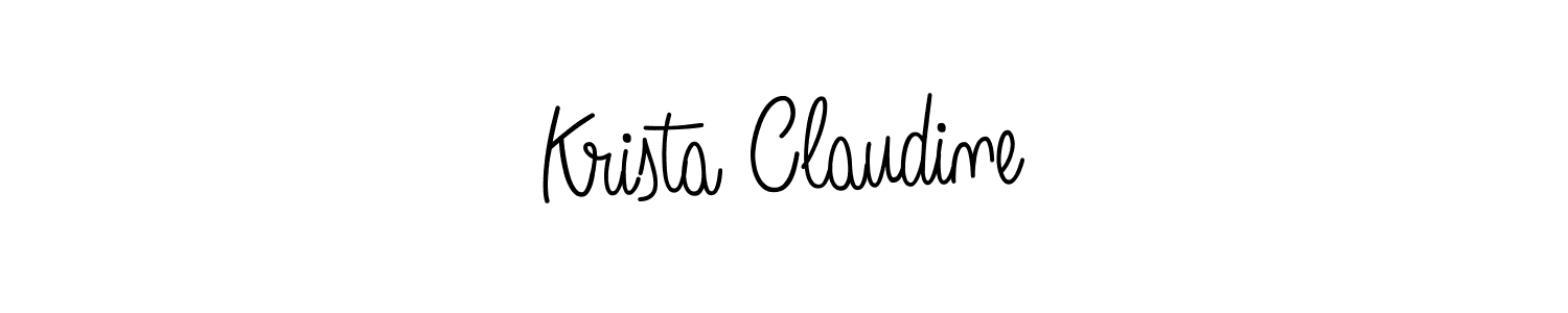 This is the best signature style for the Krista Claudine name. Also you like these signature font (Angelique-Rose-font-FFP). Mix name signature. Krista Claudine signature style 5 images and pictures png