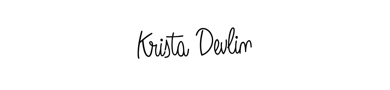 Best and Professional Signature Style for Krista Devlin. Angelique-Rose-font-FFP Best Signature Style Collection. Krista Devlin signature style 5 images and pictures png