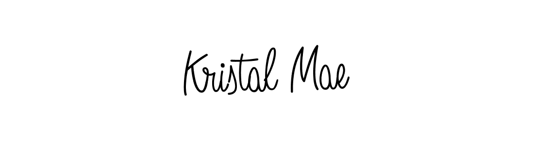 Design your own signature with our free online signature maker. With this signature software, you can create a handwritten (Angelique-Rose-font-FFP) signature for name Kristal Mae. Kristal Mae signature style 5 images and pictures png