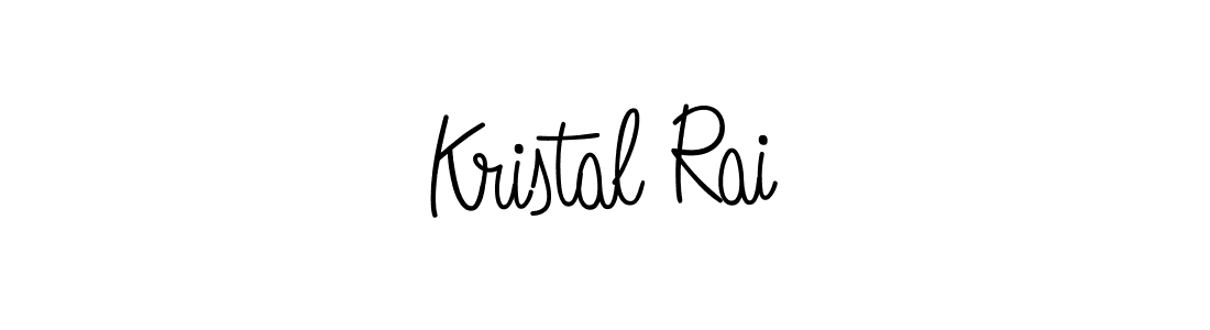 How to make Kristal Rai signature? Angelique-Rose-font-FFP is a professional autograph style. Create handwritten signature for Kristal Rai name. Kristal Rai signature style 5 images and pictures png