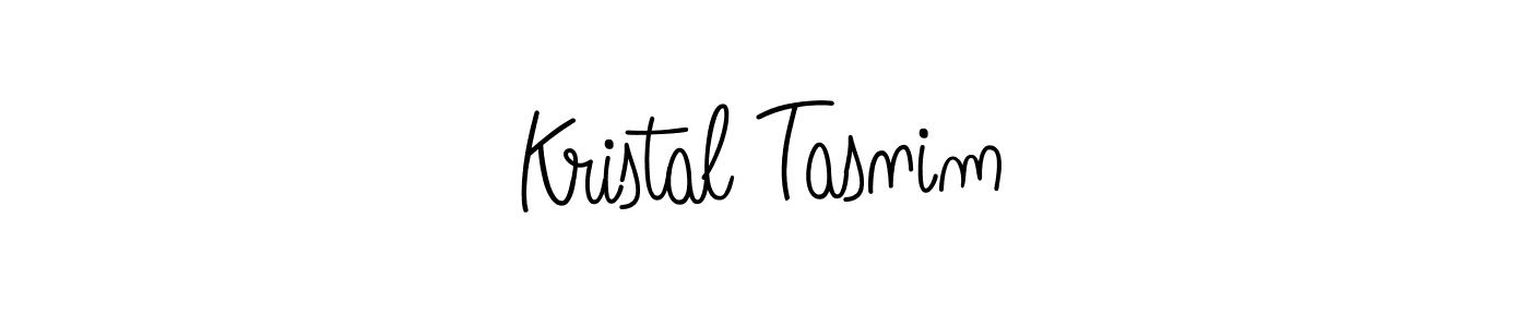 Make a short Kristal Tasnim signature style. Manage your documents anywhere anytime using Angelique-Rose-font-FFP. Create and add eSignatures, submit forms, share and send files easily. Kristal Tasnim signature style 5 images and pictures png