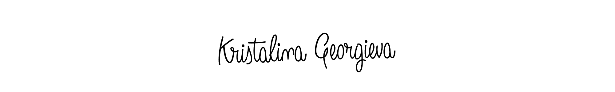 Design your own signature with our free online signature maker. With this signature software, you can create a handwritten (Angelique-Rose-font-FFP) signature for name Kristalina Georgieva. Kristalina Georgieva signature style 5 images and pictures png