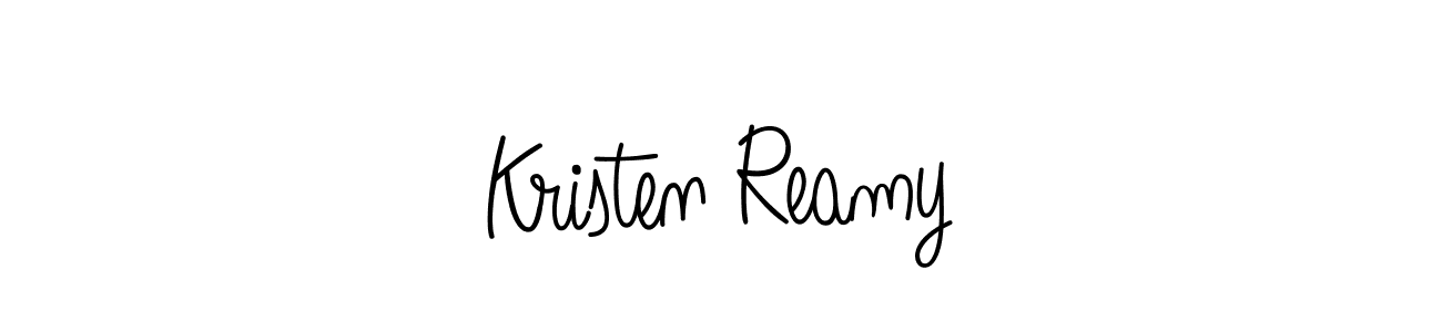 if you are searching for the best signature style for your name Kristen Reamy. so please give up your signature search. here we have designed multiple signature styles  using Angelique-Rose-font-FFP. Kristen Reamy signature style 5 images and pictures png