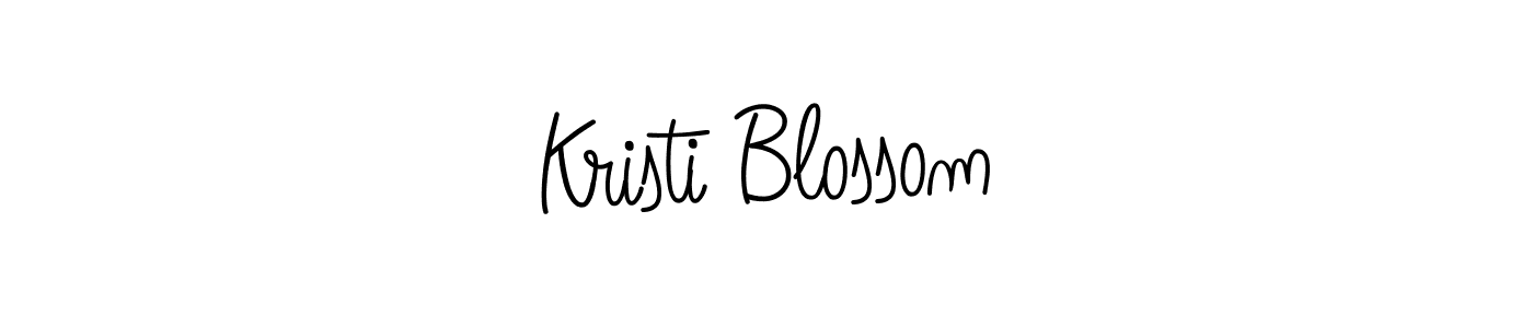 Also we have Kristi Blossom name is the best signature style. Create professional handwritten signature collection using Angelique-Rose-font-FFP autograph style. Kristi Blossom signature style 5 images and pictures png