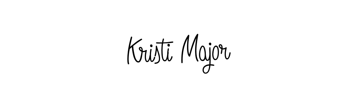 Design your own signature with our free online signature maker. With this signature software, you can create a handwritten (Angelique-Rose-font-FFP) signature for name Kristi Major. Kristi Major signature style 5 images and pictures png