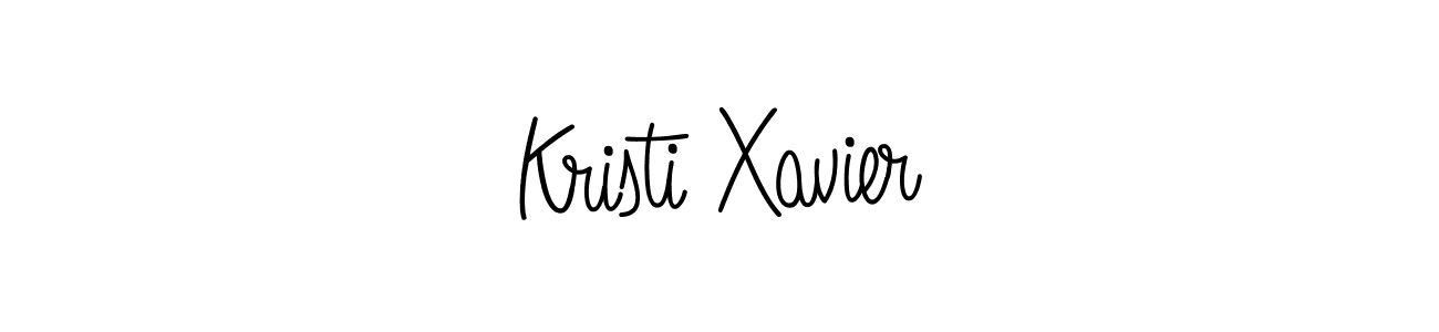 Angelique-Rose-font-FFP is a professional signature style that is perfect for those who want to add a touch of class to their signature. It is also a great choice for those who want to make their signature more unique. Get Kristi Xavier name to fancy signature for free. Kristi Xavier signature style 5 images and pictures png