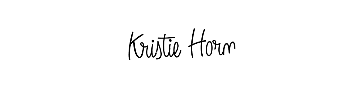 Also we have Kristie Horn name is the best signature style. Create professional handwritten signature collection using Angelique-Rose-font-FFP autograph style. Kristie Horn signature style 5 images and pictures png