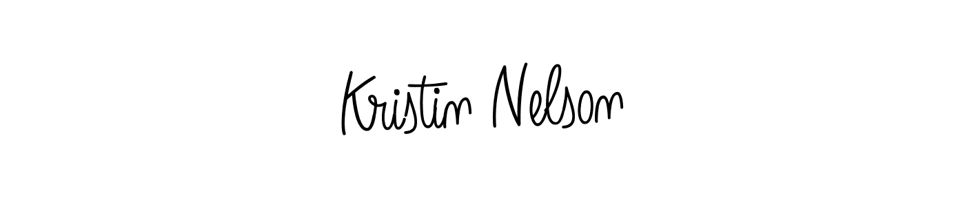Angelique-Rose-font-FFP is a professional signature style that is perfect for those who want to add a touch of class to their signature. It is also a great choice for those who want to make their signature more unique. Get Kristin Nelson name to fancy signature for free. Kristin Nelson signature style 5 images and pictures png