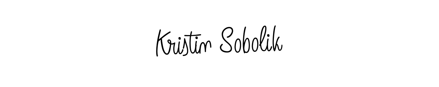 Angelique-Rose-font-FFP is a professional signature style that is perfect for those who want to add a touch of class to their signature. It is also a great choice for those who want to make their signature more unique. Get Kristin Sobolik name to fancy signature for free. Kristin Sobolik signature style 5 images and pictures png