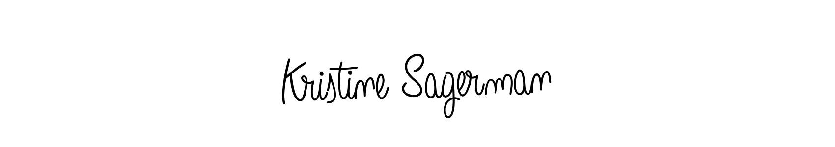 How to Draw Kristine Sagerman signature style? Angelique-Rose-font-FFP is a latest design signature styles for name Kristine Sagerman. Kristine Sagerman signature style 5 images and pictures png