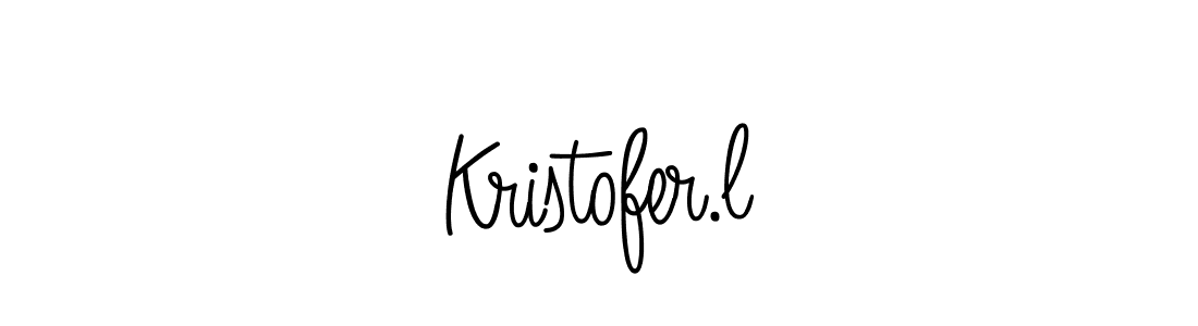 if you are searching for the best signature style for your name Kristofer.l. so please give up your signature search. here we have designed multiple signature styles  using Angelique-Rose-font-FFP. Kristofer.l signature style 5 images and pictures png