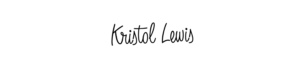 You should practise on your own different ways (Angelique-Rose-font-FFP) to write your name (Kristol Lewis) in signature. don't let someone else do it for you. Kristol Lewis signature style 5 images and pictures png