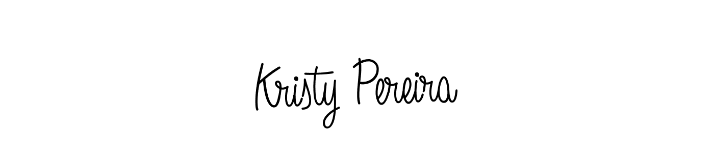 Use a signature maker to create a handwritten signature online. With this signature software, you can design (Angelique-Rose-font-FFP) your own signature for name Kristy Pereira. Kristy Pereira signature style 5 images and pictures png