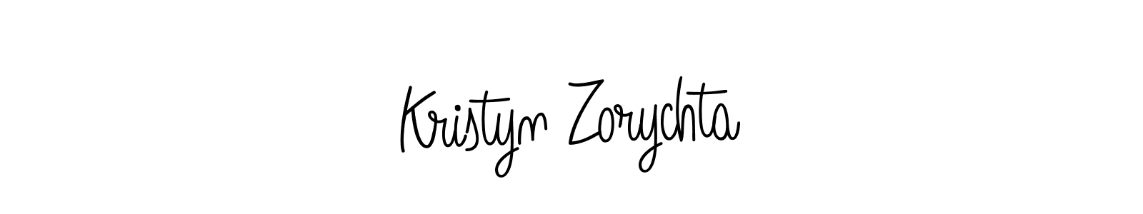 How to Draw Kristyn Zorychta signature style? Angelique-Rose-font-FFP is a latest design signature styles for name Kristyn Zorychta. Kristyn Zorychta signature style 5 images and pictures png