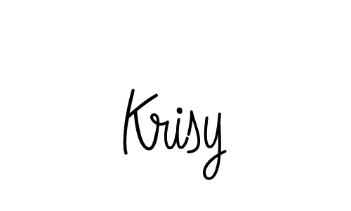 if you are searching for the best signature style for your name Krisy. so please give up your signature search. here we have designed multiple signature styles  using Angelique-Rose-font-FFP. Krisy signature style 5 images and pictures png