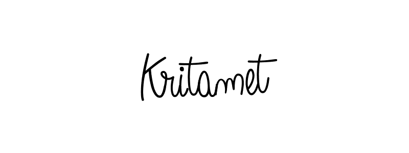 Best and Professional Signature Style for Kritamet. Angelique-Rose-font-FFP Best Signature Style Collection. Kritamet signature style 5 images and pictures png