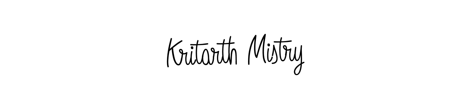 You should practise on your own different ways (Angelique-Rose-font-FFP) to write your name (Kritarth Mistry) in signature. don't let someone else do it for you. Kritarth Mistry signature style 5 images and pictures png