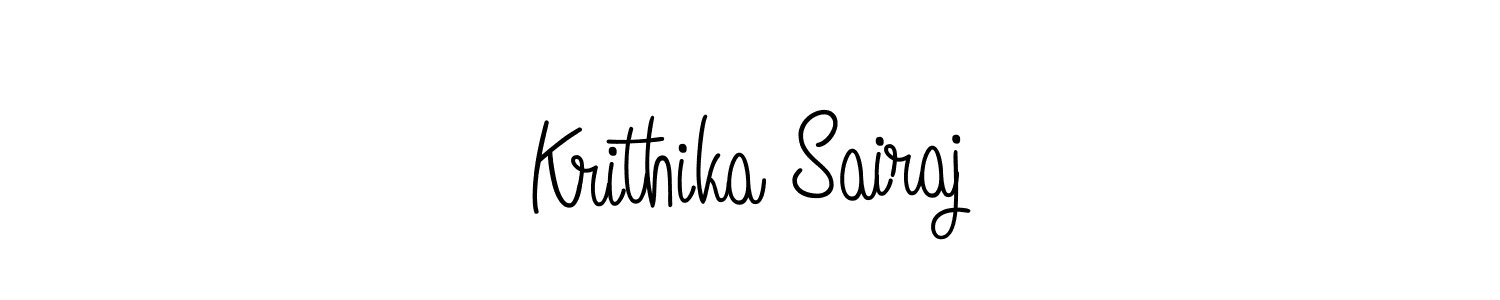if you are searching for the best signature style for your name Krithika Sairaj. so please give up your signature search. here we have designed multiple signature styles  using Angelique-Rose-font-FFP. Krithika Sairaj signature style 5 images and pictures png