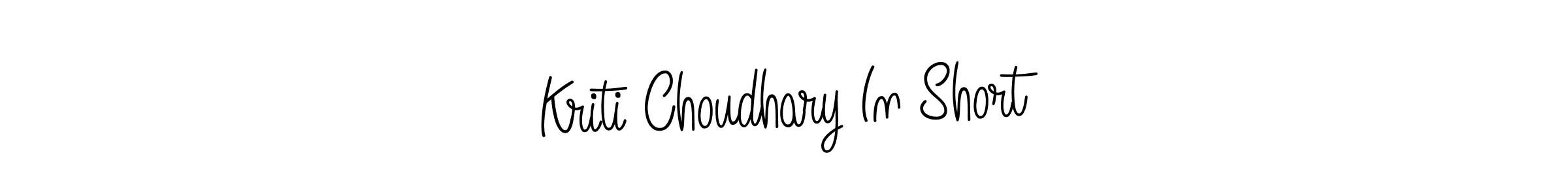 Also You can easily find your signature by using the search form. We will create Kriti Choudhary In Short name handwritten signature images for you free of cost using Angelique-Rose-font-FFP sign style. Kriti Choudhary In Short signature style 5 images and pictures png
