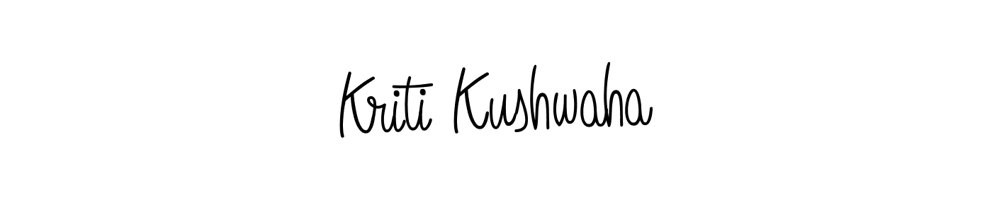 Best and Professional Signature Style for Kriti Kushwaha. Angelique-Rose-font-FFP Best Signature Style Collection. Kriti Kushwaha signature style 5 images and pictures png