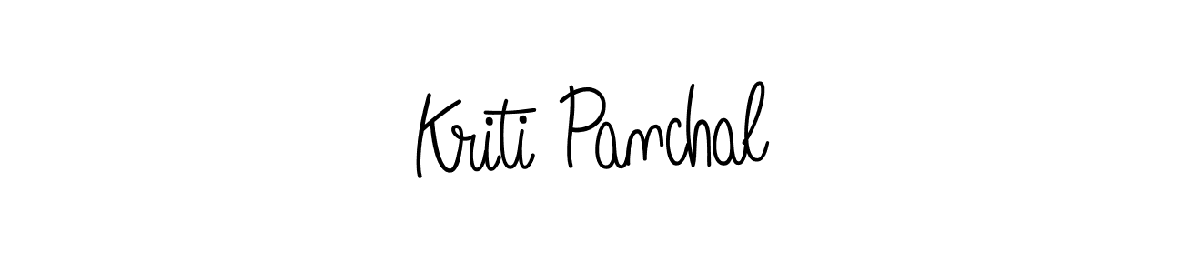 Also we have Kriti Panchal name is the best signature style. Create professional handwritten signature collection using Angelique-Rose-font-FFP autograph style. Kriti Panchal signature style 5 images and pictures png