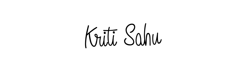 Make a beautiful signature design for name Kriti Sahu. Use this online signature maker to create a handwritten signature for free. Kriti Sahu signature style 5 images and pictures png