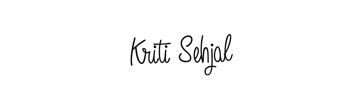 How to make Kriti Sehjal signature? Angelique-Rose-font-FFP is a professional autograph style. Create handwritten signature for Kriti Sehjal name. Kriti Sehjal signature style 5 images and pictures png