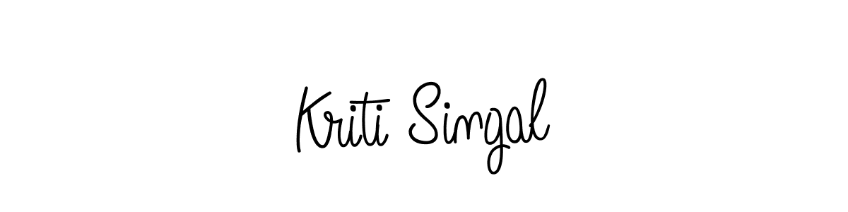 You can use this online signature creator to create a handwritten signature for the name Kriti Singal. This is the best online autograph maker. Kriti Singal signature style 5 images and pictures png