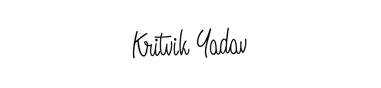 How to Draw Kritvik Yadav signature style? Angelique-Rose-font-FFP is a latest design signature styles for name Kritvik Yadav. Kritvik Yadav signature style 5 images and pictures png
