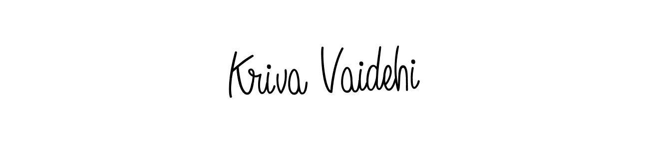 Once you've used our free online signature maker to create your best signature Angelique-Rose-font-FFP style, it's time to enjoy all of the benefits that Kriva Vaidehi name signing documents. Kriva Vaidehi signature style 5 images and pictures png