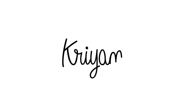 Best and Professional Signature Style for Kriyan. Angelique-Rose-font-FFP Best Signature Style Collection. Kriyan signature style 5 images and pictures png