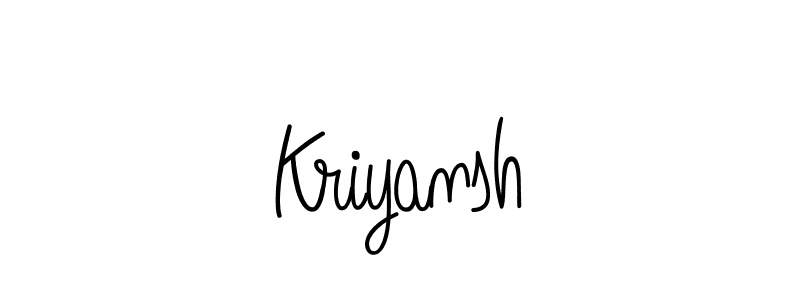 Make a short Kriyansh signature style. Manage your documents anywhere anytime using Angelique-Rose-font-FFP. Create and add eSignatures, submit forms, share and send files easily. Kriyansh signature style 5 images and pictures png