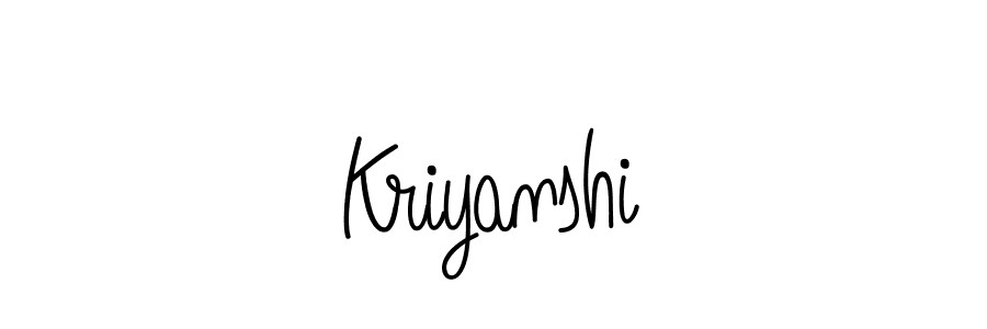 Make a short Kriyanshi signature style. Manage your documents anywhere anytime using Angelique-Rose-font-FFP. Create and add eSignatures, submit forms, share and send files easily. Kriyanshi signature style 5 images and pictures png