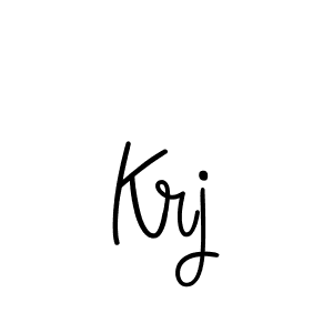 if you are searching for the best signature style for your name Krj. so please give up your signature search. here we have designed multiple signature styles  using Angelique-Rose-font-FFP. Krj signature style 5 images and pictures png