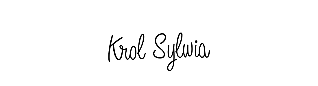 Once you've used our free online signature maker to create your best signature Angelique-Rose-font-FFP style, it's time to enjoy all of the benefits that Krol Sylwia name signing documents. Krol Sylwia signature style 5 images and pictures png