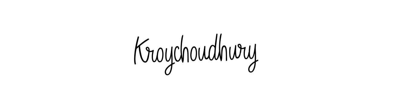 How to make Kroychoudhury signature? Angelique-Rose-font-FFP is a professional autograph style. Create handwritten signature for Kroychoudhury name. Kroychoudhury signature style 5 images and pictures png