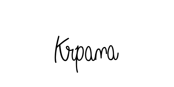 Create a beautiful signature design for name Krpana. With this signature (Angelique-Rose-font-FFP) fonts, you can make a handwritten signature for free. Krpana signature style 5 images and pictures png