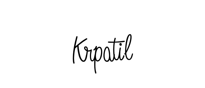 Also You can easily find your signature by using the search form. We will create Krpatil name handwritten signature images for you free of cost using Angelique-Rose-font-FFP sign style. Krpatil signature style 5 images and pictures png